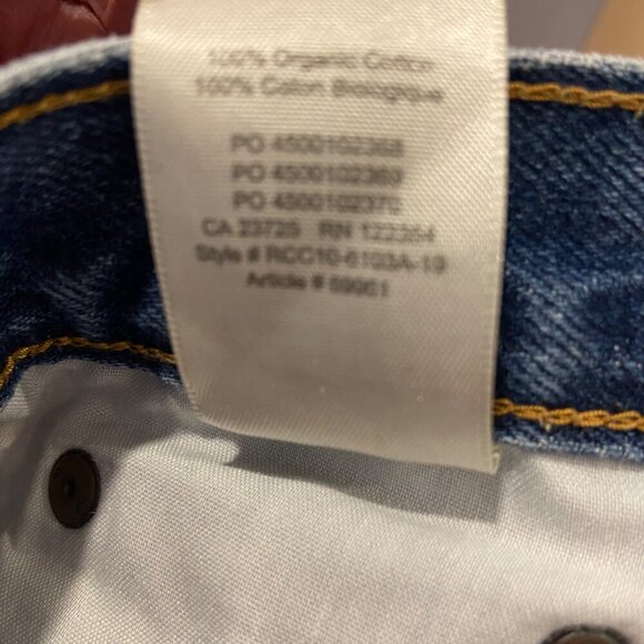 Denim Forum "The Ex Boyfriend" Jeans Size 26 high-rise Straight Leg Light W - Picture 9 of 14